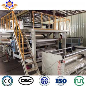 China 320Kg/H PVC Table Cloth Machine ABB Inverter Production Line Equipment on sale