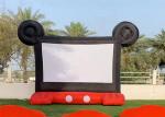 0.45 mm PVC Commercial Rental Outdoor Inflatable Film Screen For Family