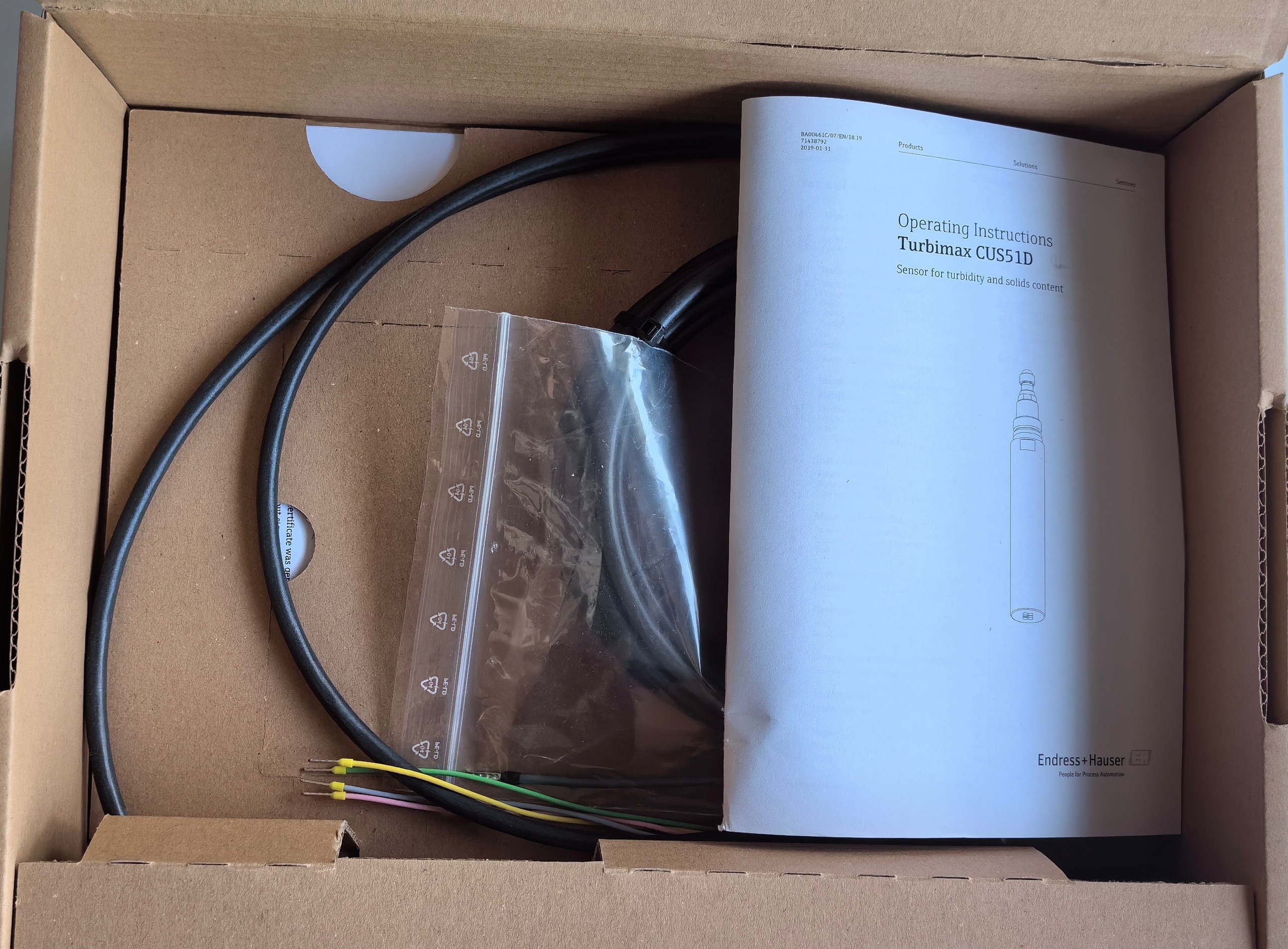 Endress Hauser flow meter Dissolved oxygen sensor Oxymax COS41-4F