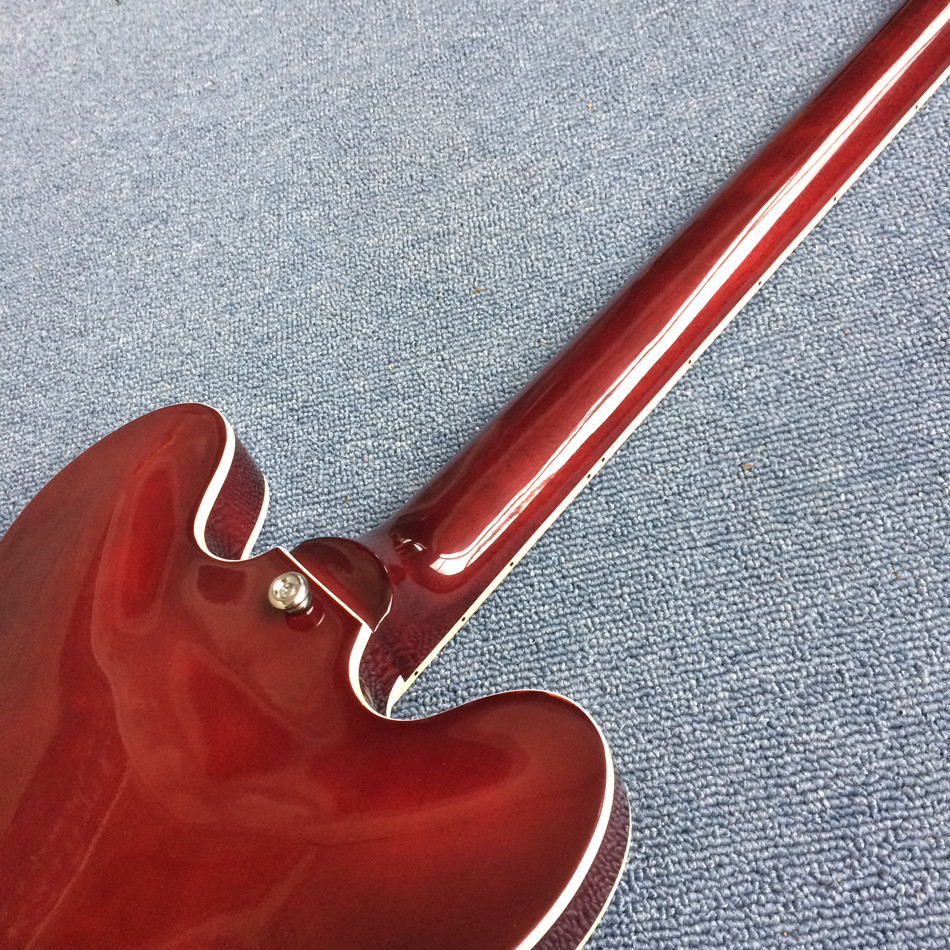 Hollow body jazz electric guitar British flag Rosewood Fingerboard electric guitar