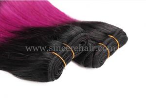 Wholesale 22 Inch OMBRE Hair Extensions Weft 100 G for Sale, Hot Seller 55 CM Straight OMBRE Human Hair Weft Extensions For Sale from china suppliers