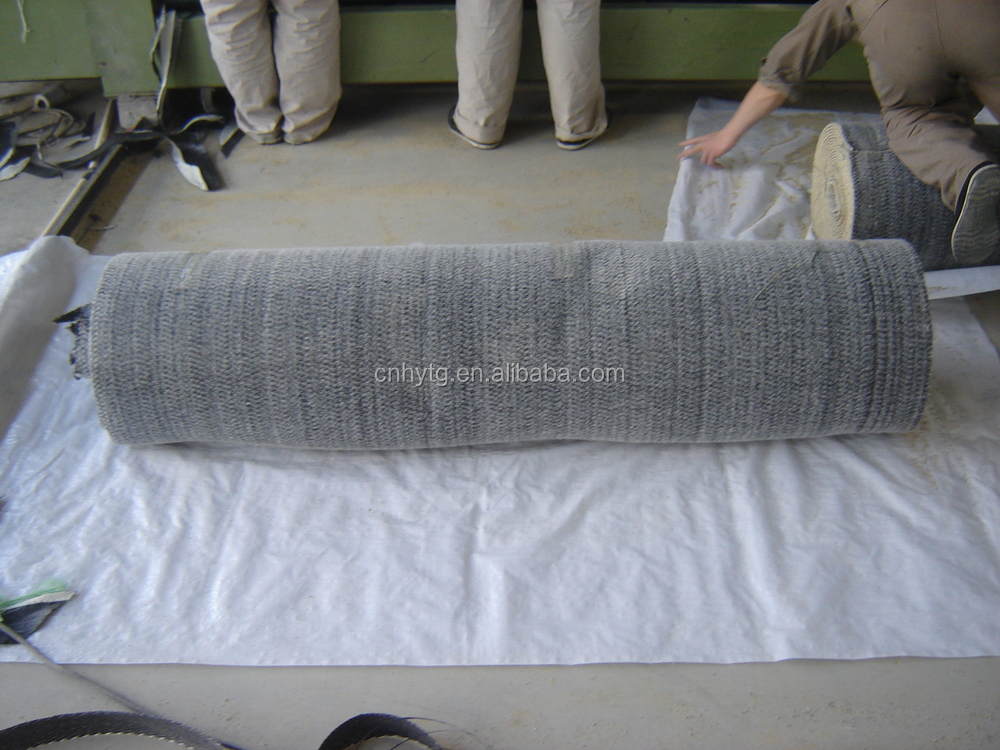 3500g-6500g Waterproof Membrane Bentoite Geotextile Liner GCL with 0.2mm HDPE Geomembrane