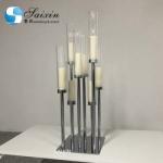 5 Arm Fireplace Antique Candle Candelabra For Christmas Silver Stick Candle