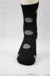 Elastane Room Black Anti Slip Socks With Anti Foul / Odor Resistant Material