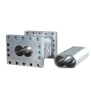 Wholesale Wear Resistant Polished Twin Screw Barrel Extruder Screw Housing Sandblasted Nitrided Surface from china suppliers