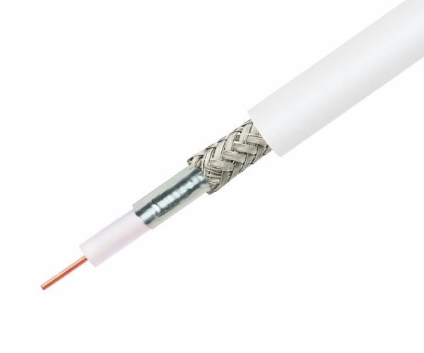 500 Meters Length RG174 Coaxial TV Cable Al Foil Braiding Shield
