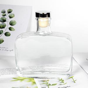Wholesale Transparent 300ml 500ml Empty Glass Wine Bottles Embossing Electroplating from china suppliers