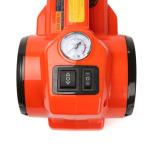 Portable bike tyre pump with pressure gauge electric hydraulic jack