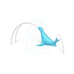 Water Features Park Sea Lion Shape Splash Sprinkler Pad System For Children