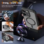 Compatible Invisible Stand Magsafe Phone Case Shockproof Matte For iPhone 16 15