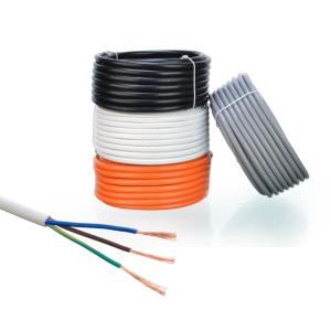 Wholesale Pure Copper Power Cable Rvv 3x 0.75mm / 1.5mm2 Rvv Cable for Industrial House Wiring VDE / KC / SNI 300 500v 60227 Iec 53 from china suppliers