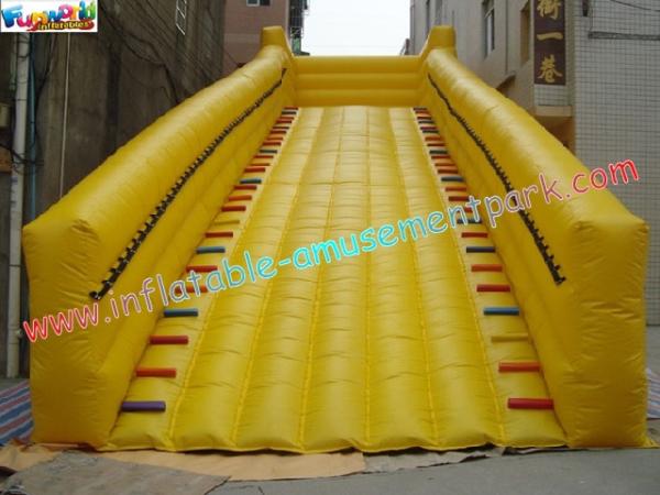 Customized 0.55MM PVC tarpaulin zorb slide for grass ball use, commercial