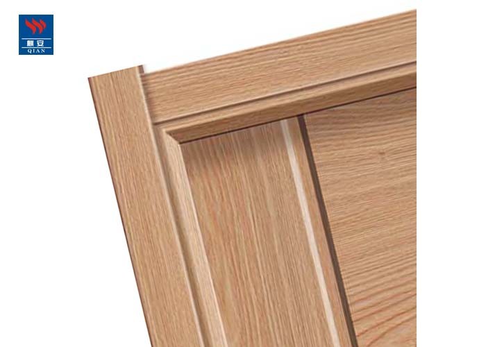 Waterproof Eco-Friendly Wood Plastic Panel Modern Bathroom Design Interior WPC Doors