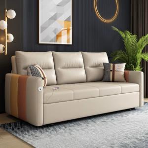 Wholesale Jieshun Furniture Double Retractable Folding Dual-Purpose Multi-Functional Living Room Sofa Bed from china suppliers