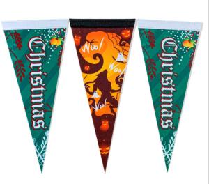 Wholesale 150D Polyester Custom Felt Pennant For Grand Opening Birthday Events from china suppliers