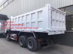 White Color Sinotruk Howo7 Heavy Duty Dump Truck , 10 Wheeler 20 Tons 6x4 Tipper