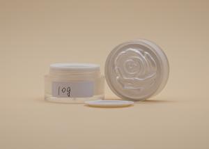 Wholesale Customized Cosmetic Cream Containers , Plastic Acrylic Cream Jar For Musk Mud from china suppliers