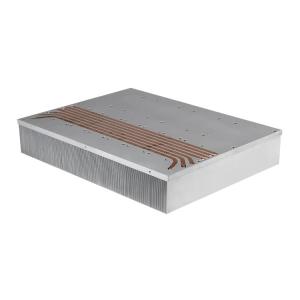 Wholesale 6mm Aluminum Heatsink With Four 100mm Heat Pipes And 25 FPI For LGA2066 from china suppliers