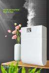 Portable 8W 300Cbm Plastic Scent Air Machine 12V1A
