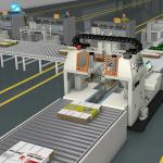 300mm Automatic Carton Box Packing Machine , Paper Bundle Packing Machine