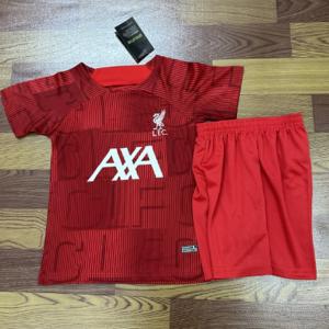 Wholesale Plain Red Soccer Jersey For Kids Custom Name Number Premium Fabric from china suppliers