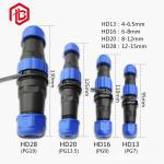 SP Plastic Waterproof Cable Aviation Plug Connector 4pin Female SP29 SP21 SP17
