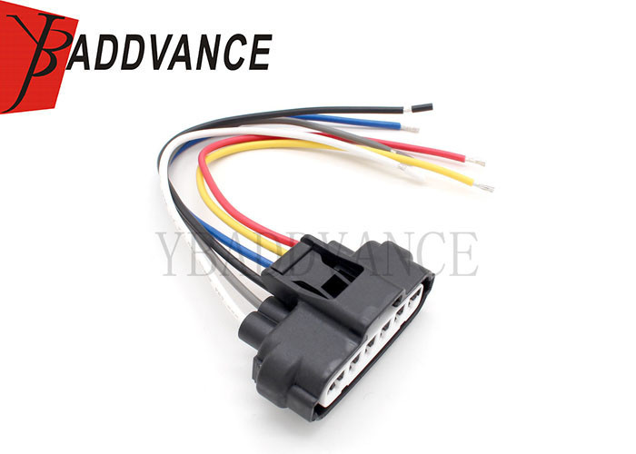 6 Way Female Automotive Wiring Harness Accelerator Pedal Connector For Toyota 7283-1968-30