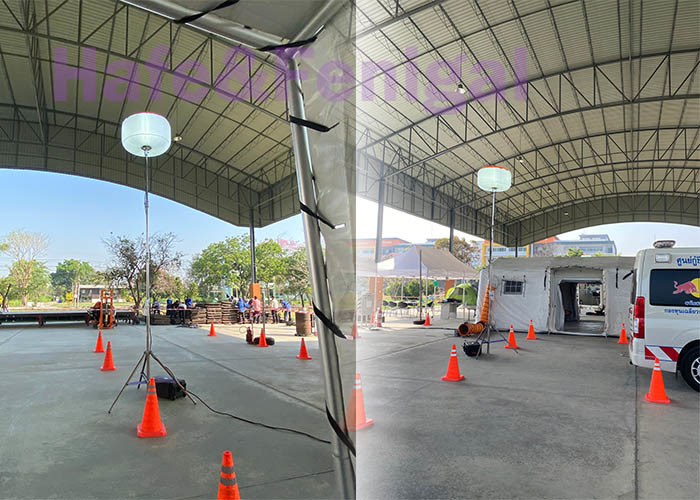 Dimmable Glare-free 400W LED Safety Lighting Balloon for Rescue and Construction