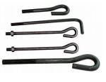 DIN Standard Blackening Welding Embedded Parts 7-Shaped Anchor Bolt for High