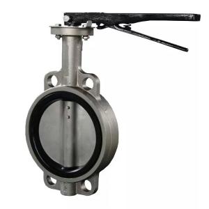 Wholesale DN100 Stainless Steel Butterfly Valve With Lever Operator Easy To Install from china suppliers
