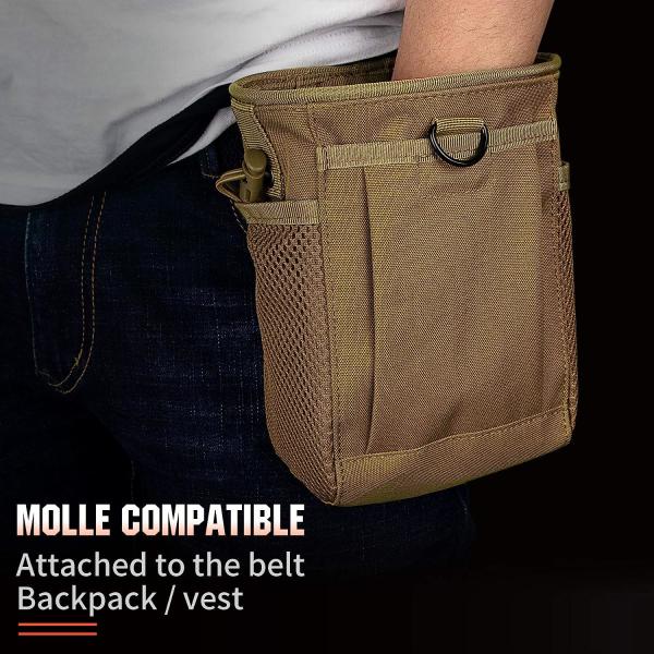 Outdoor Tactical Hunting Pouch, Dump Pouch Ammo Pouch Utility Belt Hip Waist Bag