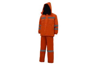 Wholesale Eco Friendly Hi Vis Workwear Hoodies , Winter Safety Jackets Reflective No Pilling from china suppliers