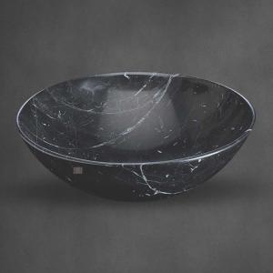 Wholesale Good Quality Low price Nero Marquina marble bathroom vanity wash basins on sale from china suppliers