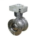 DN100 PN64 Stainless Steel SS316 Flange Connection Ball Valve With Actuator