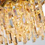 Creative Crystal Chandelier Round/Rectangle Led Living Dining Room Lamp hotel