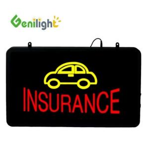 Wholesale Pixel Pitch LED Car Logo with INSURANCE Neon Open Sign Manufactured by Genilight from china suppliers