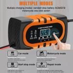 Private Mold 12V 10A Intelligent Pulse Repair Battery Charger Discounted 90%