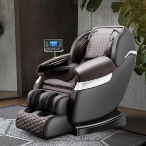 China Full Body Massage Chair Wireless Remote Control PU Leather Multi-Point Massage on sale