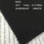 59.5" 100% Cotton 3/1z Twill Denim Jacket Fabric 12 Oz Denim Fabric