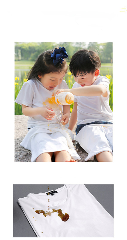 Custom Nano Tech T Shirts /Blouse For Kids Stain Repellent Any Size Available