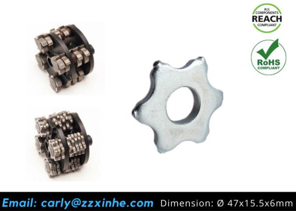 200mm Surface Prep Floor Grinders& Milling Machines Parts Small 6 Tips Carbide
