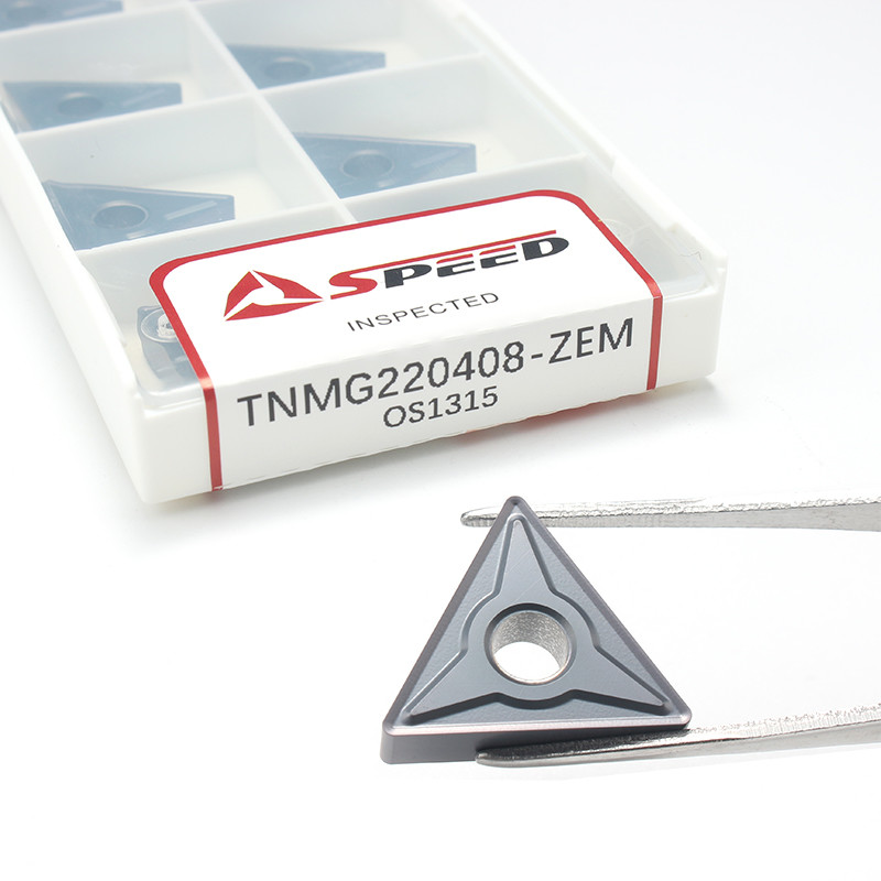 Speed 100% Tungsten Carbide Turning Insert TNMG220408 for Stainless Steel Machining