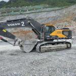 Volvo Used Excavator 550 Crawler Digger Second Hand Machine Low Price