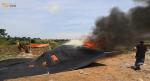 PU Coated Fiberglass for EV CAR FIRE BLANKET