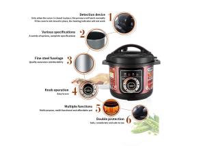 Wholesale Cake Soup 1KW 6QT Pressure Cooker Multi Function Slow Cooker from china suppliers
