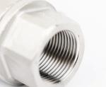 2PC Threaded Manual Ball Valve Stainless Steel Bidirectional Flow Direction
