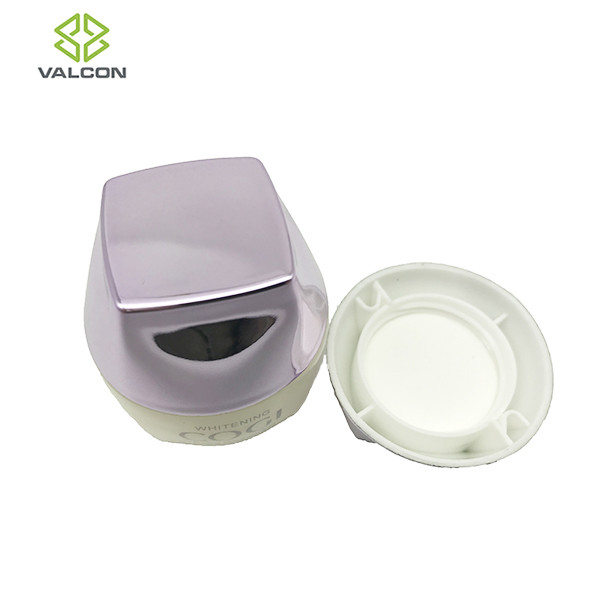 Empty Plastic Custom Cosmetic Jars UV Screw Cap Cream Packaging 8 ML