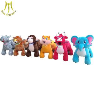 Wholesale Hansel amusement children electric stuffed walking battery operated animal ride from china suppliers