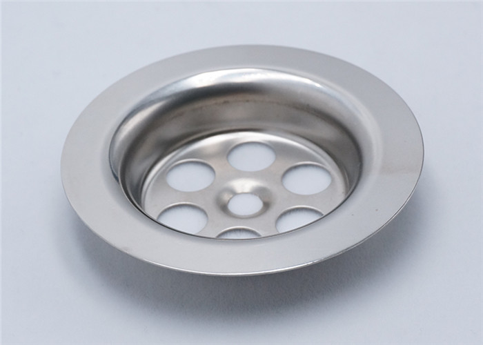 Durable Silver Sink Strainer Parts Mirror Polish Surface Anti - Corrosion