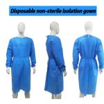 VASTPROTECT-501 Blue Disposable Surgical Gown Waterproof Breathable Soft Anti